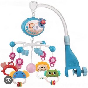 Baby Bed Musical Toy for Baby Cot/Bed with Star Projector